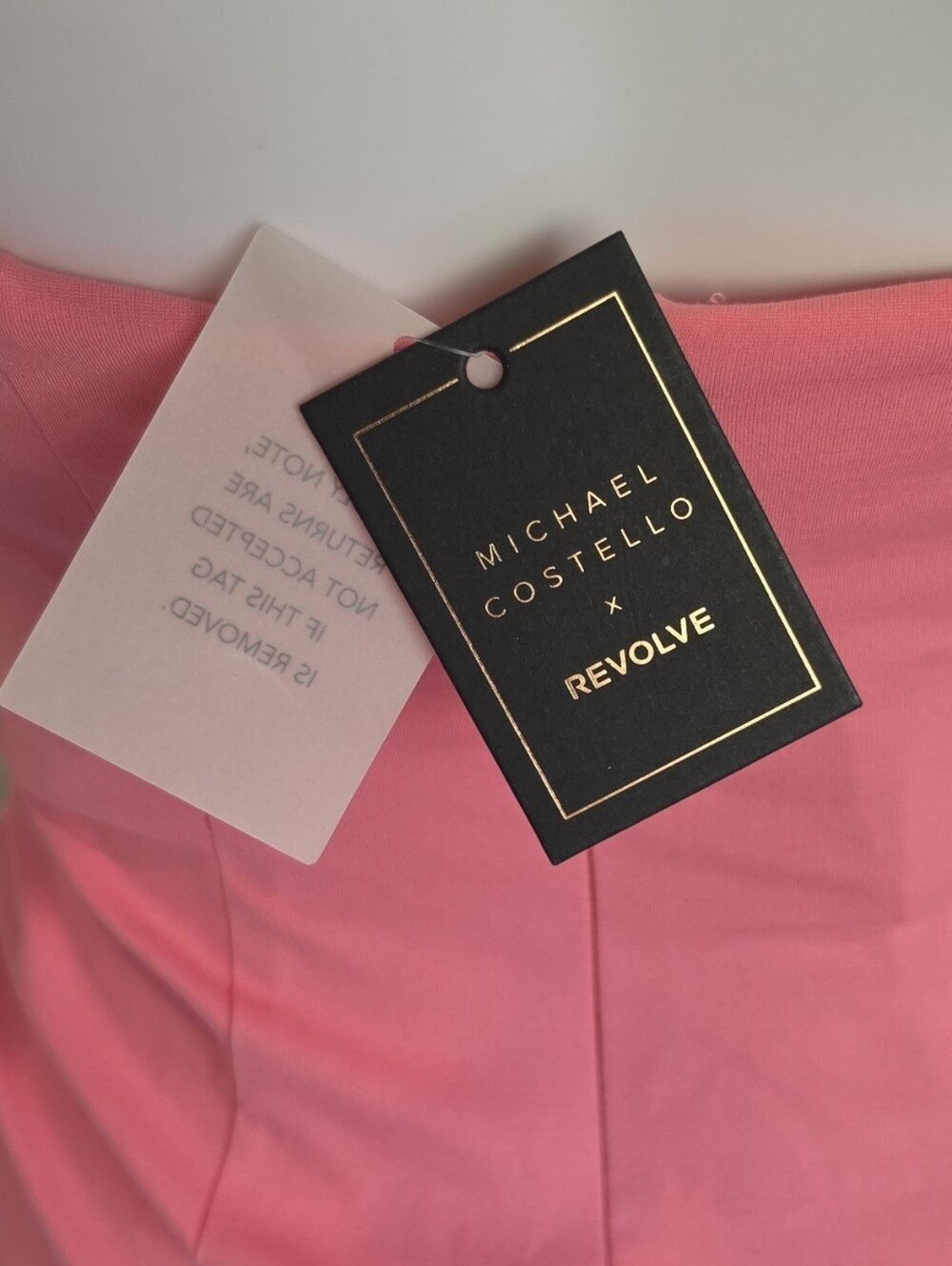 NWT $298 MICHAEL COSTELLO x REVOLVE Briggs Gown in Pink XS - Picture 6 of 6